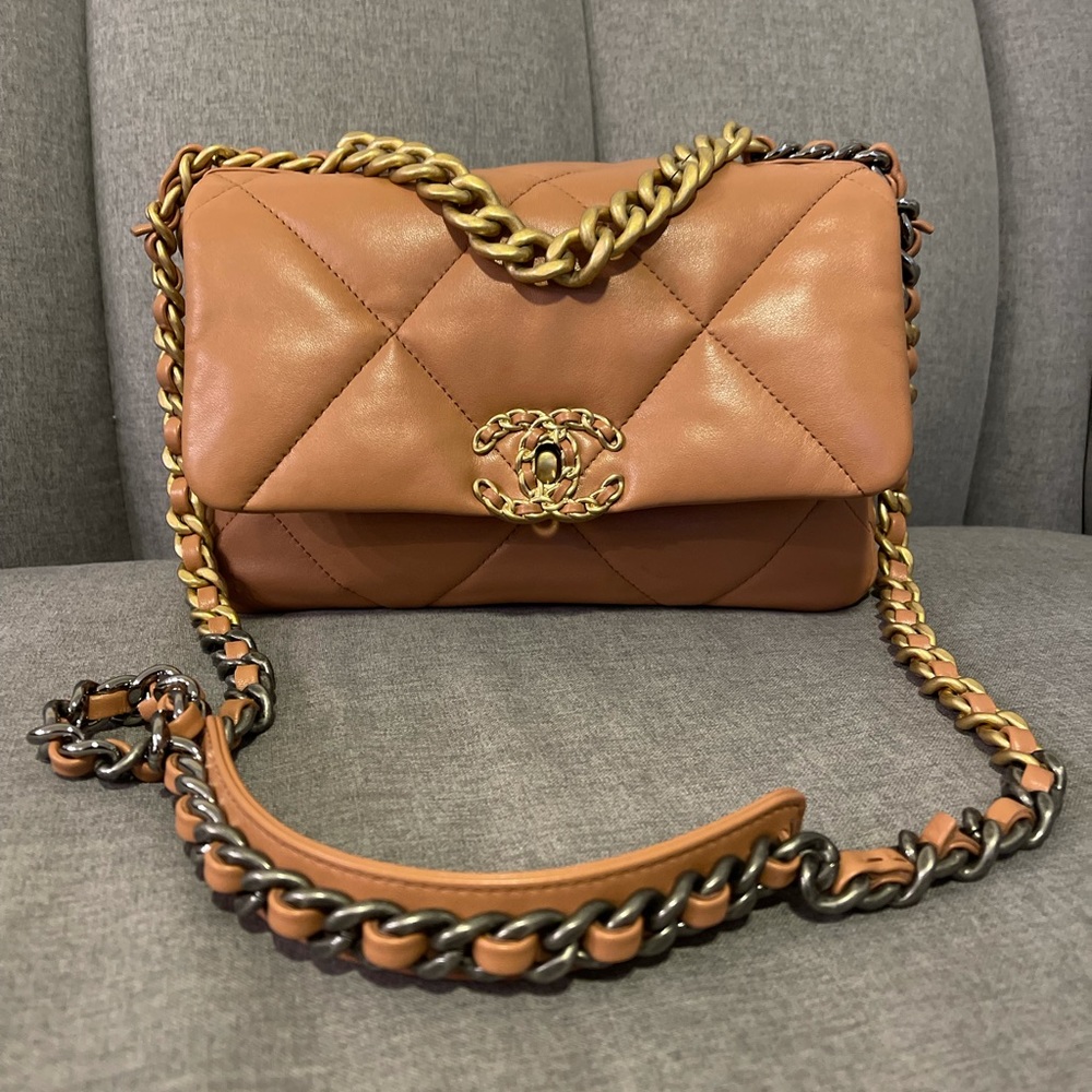 SOLD! 21K Caramel Chanel 19 (Small)